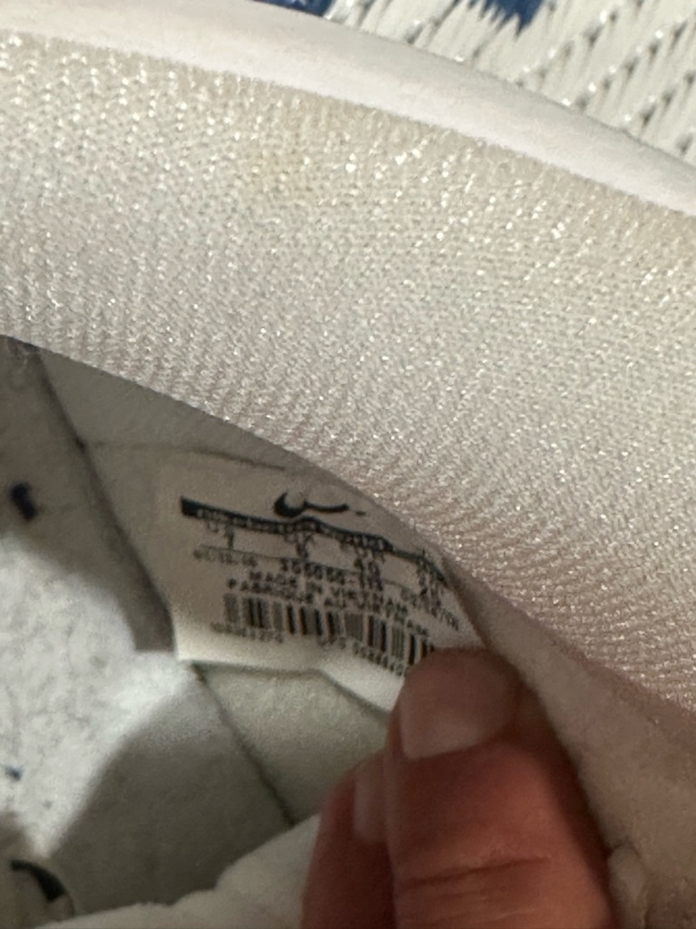 Nike SB Dunk High White Ice Skate Shoes Men’s Size 7 - Picture 3 of 5